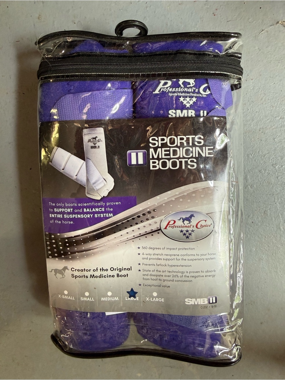 Professional Choice, Front Splint boots, Sports Medicine Boots Purple Large